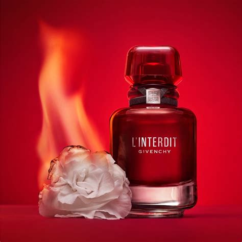 l'interdit eau de parfum rouge givenchy for women|Givenchy le rouge interdit.